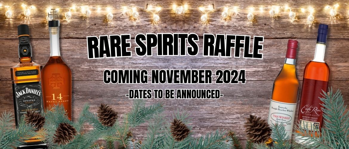 coming this november 2024 rare Spirits raffle