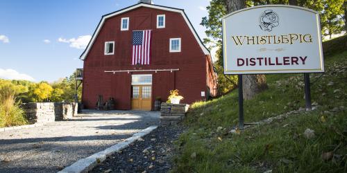 Whistle Pig Whiskey  barn