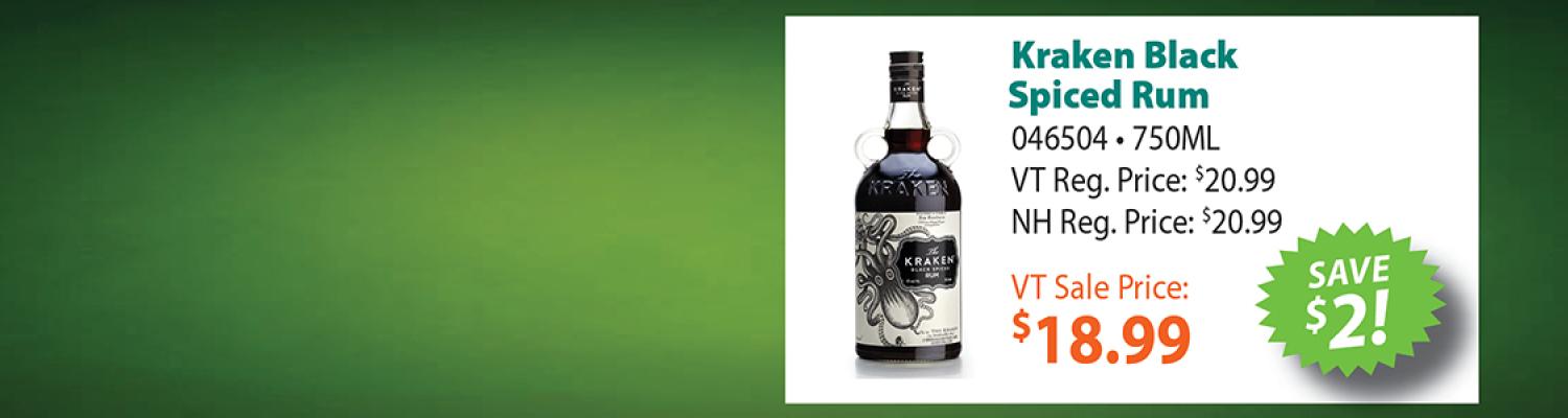 Kraken Black Spiced Rum 750ML